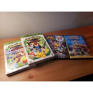 Pokemon DVD Lot Giratina, Jirachi, & Battle Frontier Vol. 1 & 2